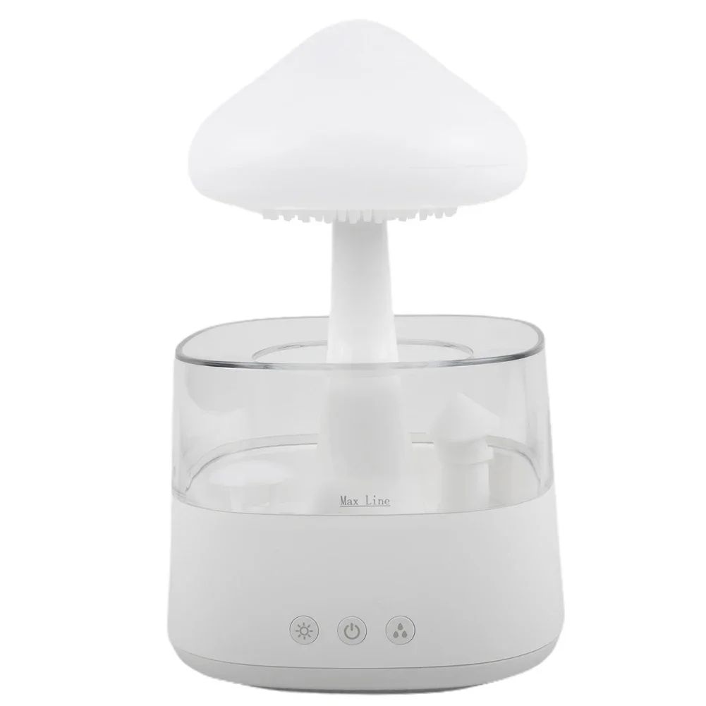 Rain cloud humidifier, mushroom humidifier, cloud humidifier with adjustable LED lights, rain cloud diffuser, remote control Zenbeak